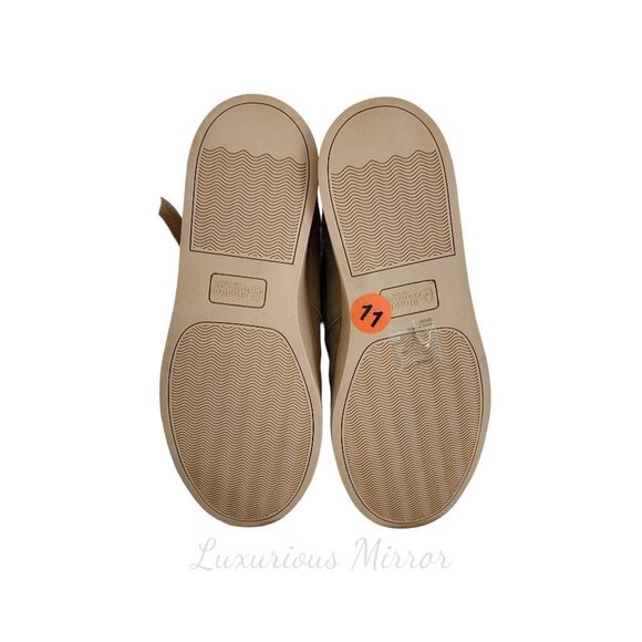 Blondo Faux Fur Boots Waterproof Ankle Cow Suede Anna Brown Lined Womens 11M New - Picture 7 of 8